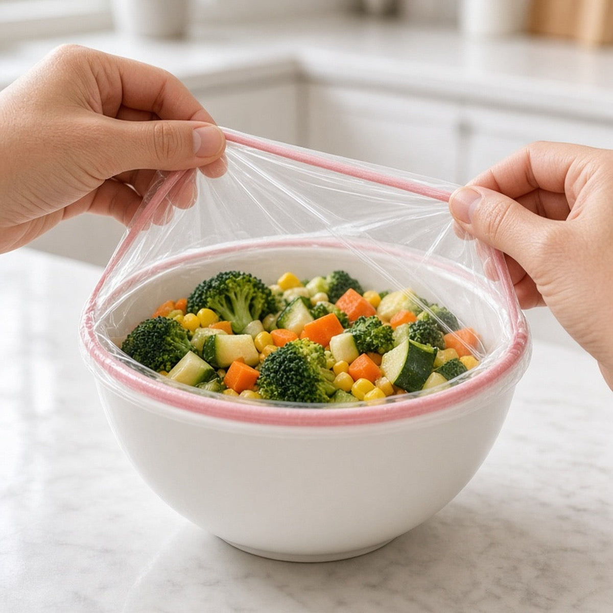 Des housses élastiques pour couvrir vos plats en 2 secondes