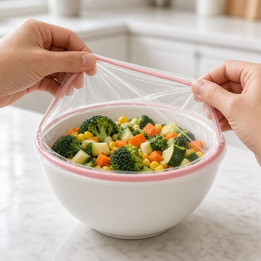 Housses Alimentaires Élastiques – Couvrez n'importe quel bol en 2 secondes